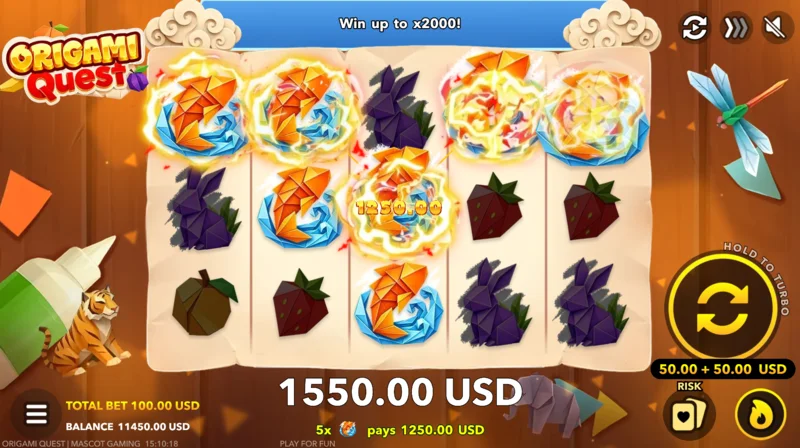 Origami Quest - một chiến thắng lớn trong trò chơi cơ bản